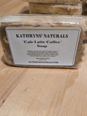 Kathryns' Naturals Cafe Latte Coffee Soap - Brown